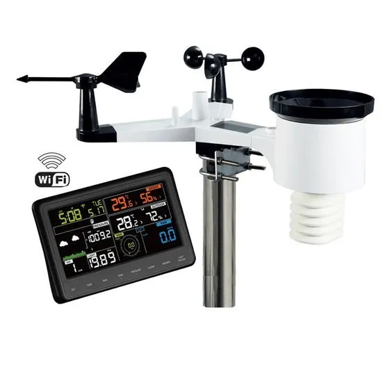 20-In-1 Wi-Fi Weather Station with Digital Display for Temperature, Humidity, Wind Speed Direction, Rainfall