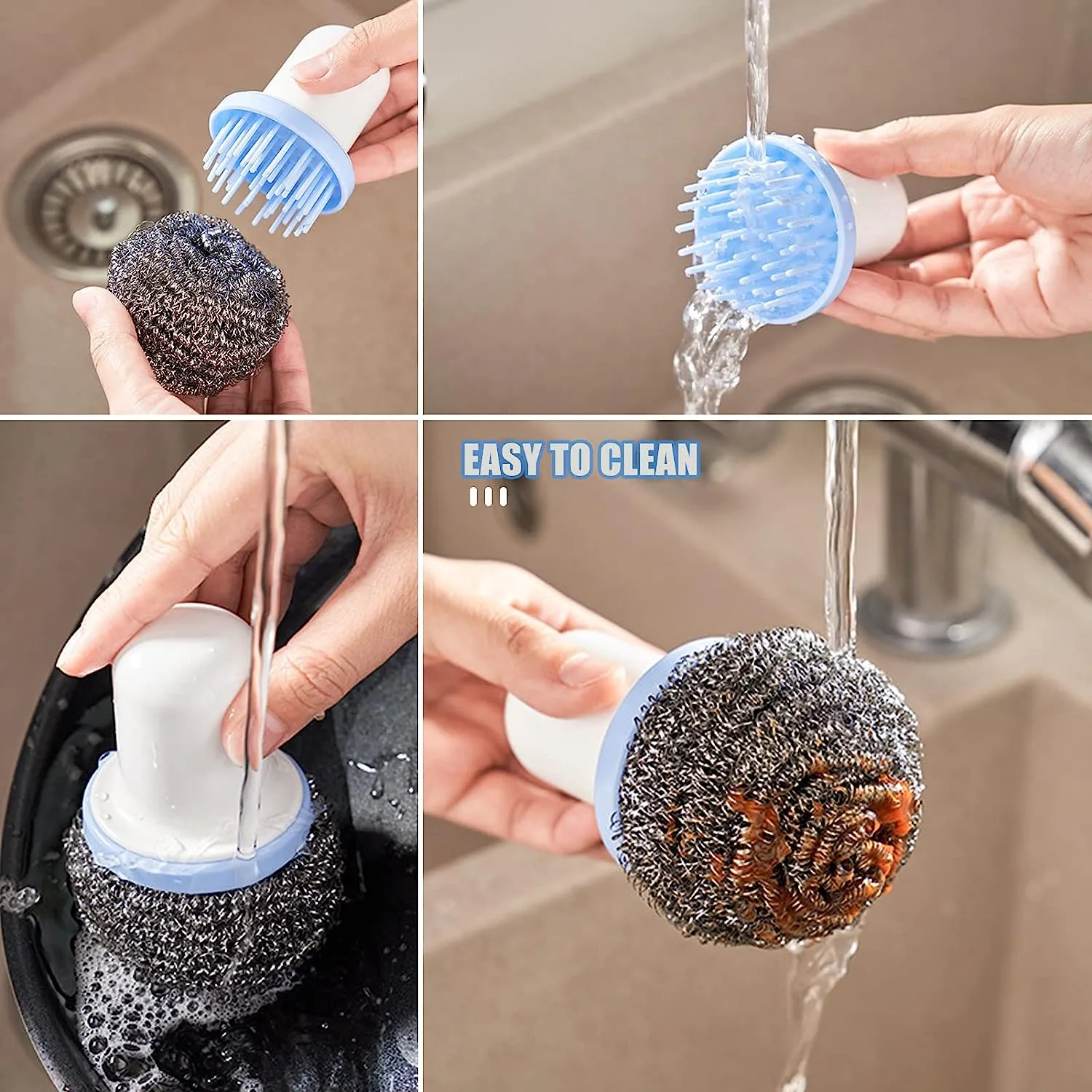 5214 Dish Brush Multifunctional Palm Brush for Dish Kitchen Sink Pot Pan - Dish Scrub Brush Small Cleaning Brush Dish Scrubber Brush Cleaning Brushes for Household Use