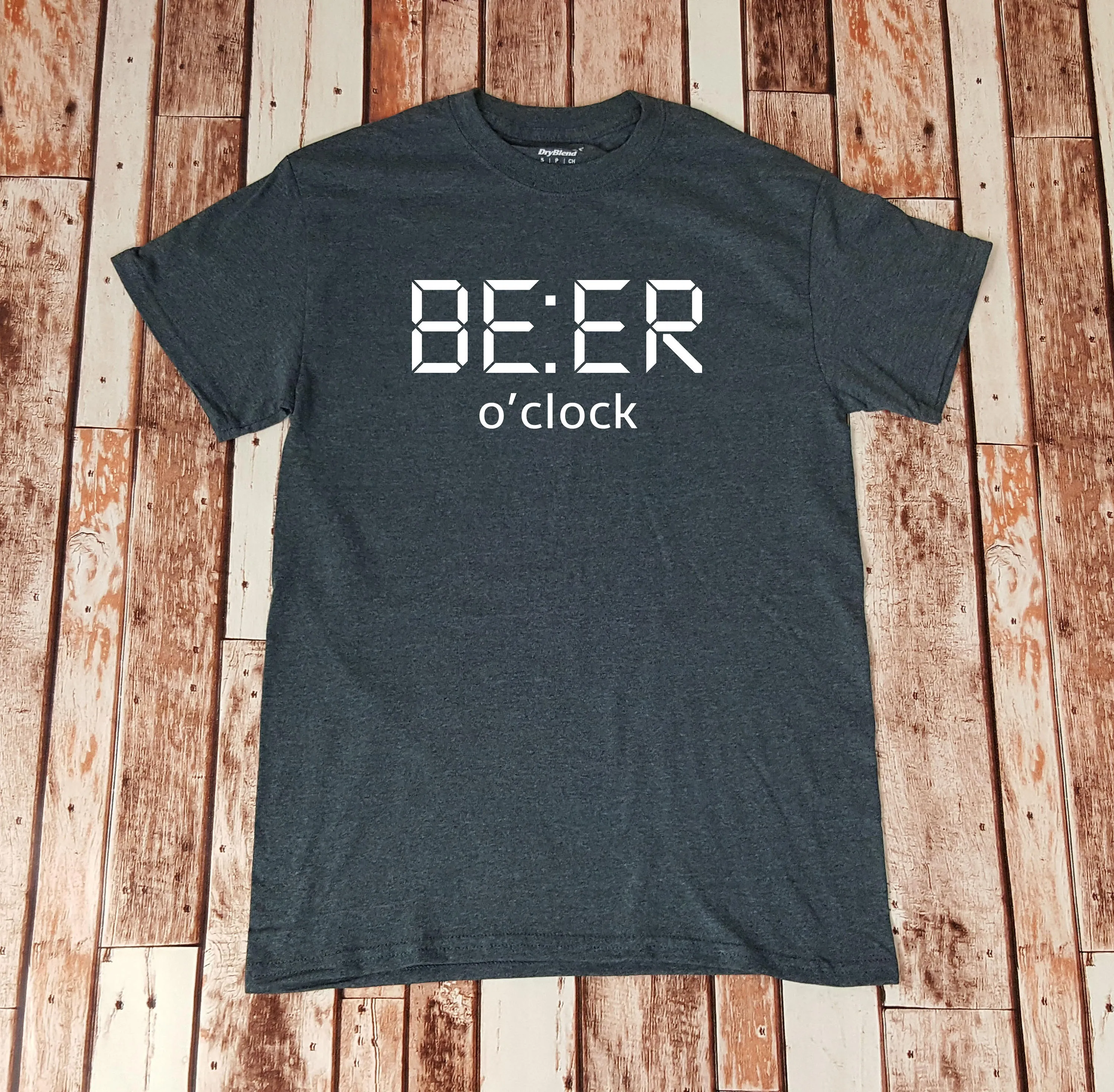 BEER O'CLOCK t-shirt - Beer Lover - Shirt for Him - Gift for Him - Funny Drinking Shirt