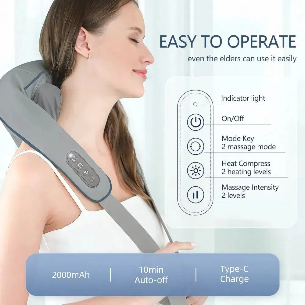 BlissfulEase Neck and Back Massager