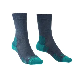 Bridgedale Women's MERINO Performance HIKE Socks - Lightweight Denim