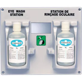 Dual Eyewash Station and Solution