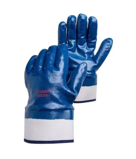 Durawear Smooth Finish Blue Nitrile Gloves | Safety Cuff