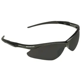 Jackson Nemesis Polarized Safety Glasses Smoke Lens, Gun Metal Gray Frame (28635)