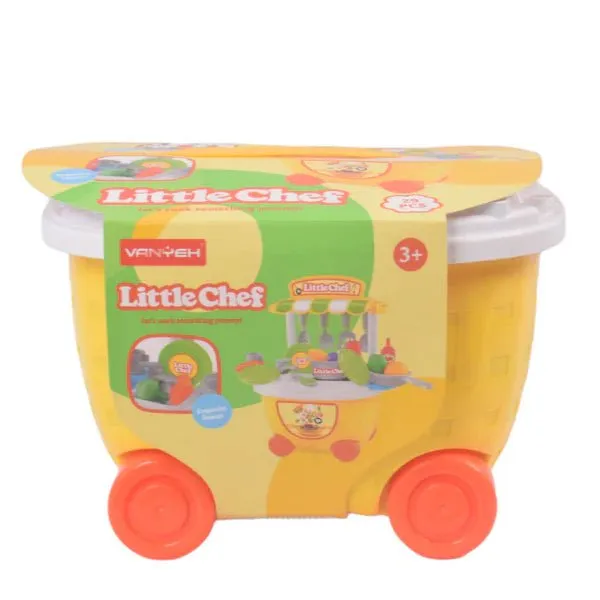 Kitchen Ser Roleplay Trolley | 29 Pcs