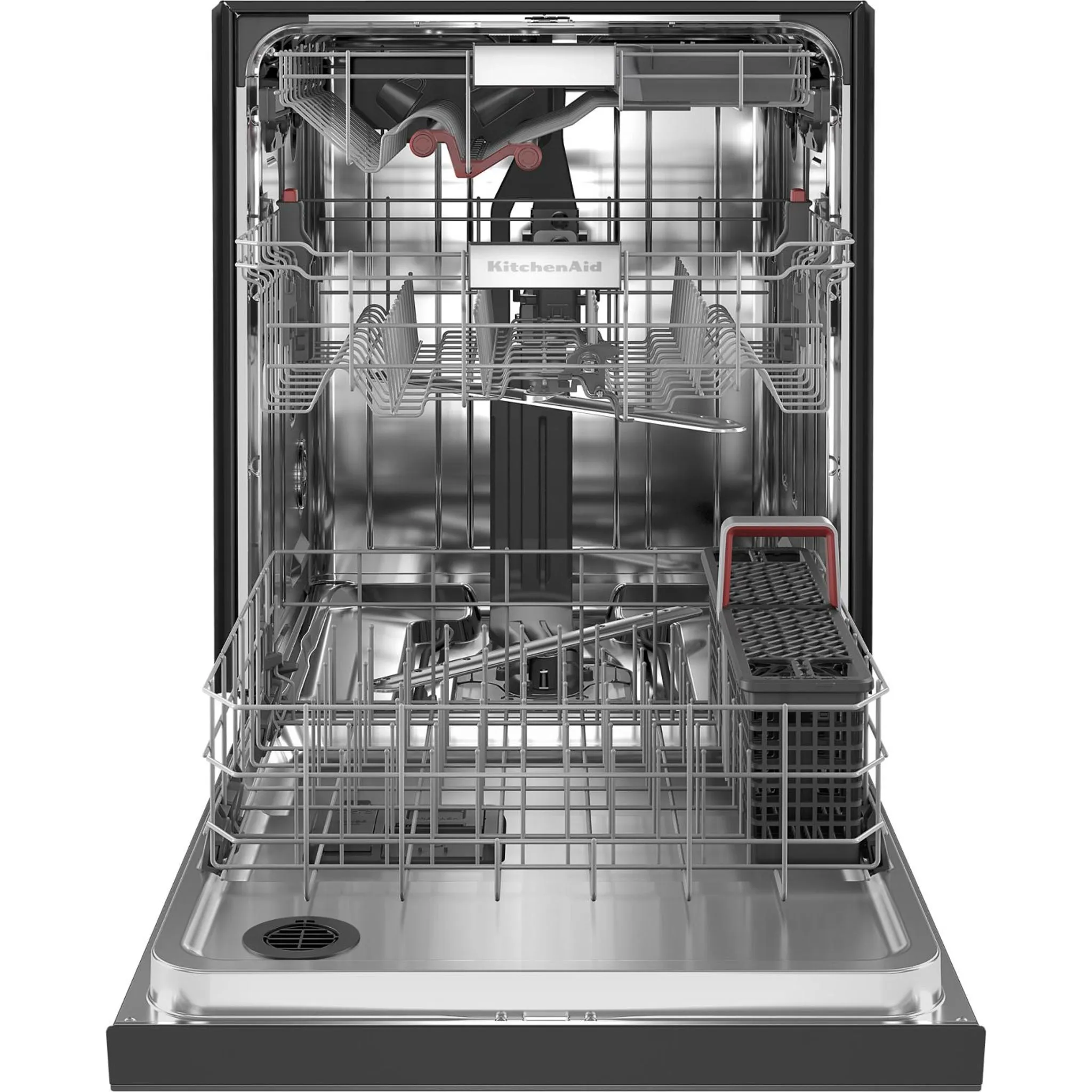 KitchenAid  44 dBA Dishwasher in PrintShield Finish with FreeFlex Third Rack (KDFM404KBS)