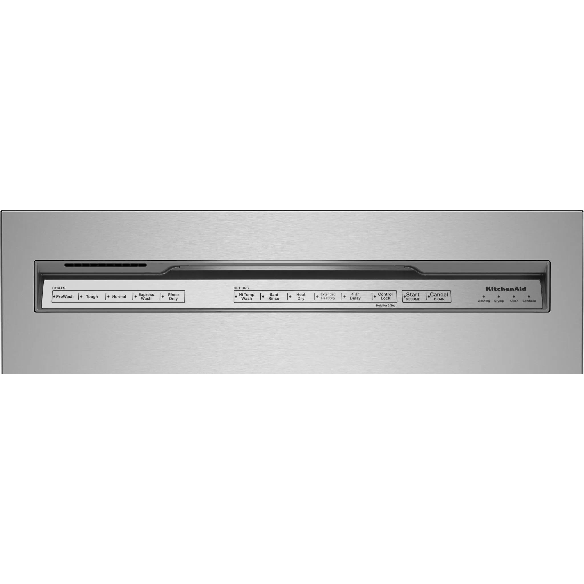 KitchenAid  44 dBA Dishwasher in PrintShield Finish with FreeFlex Third Rack (KDFM404KBS)