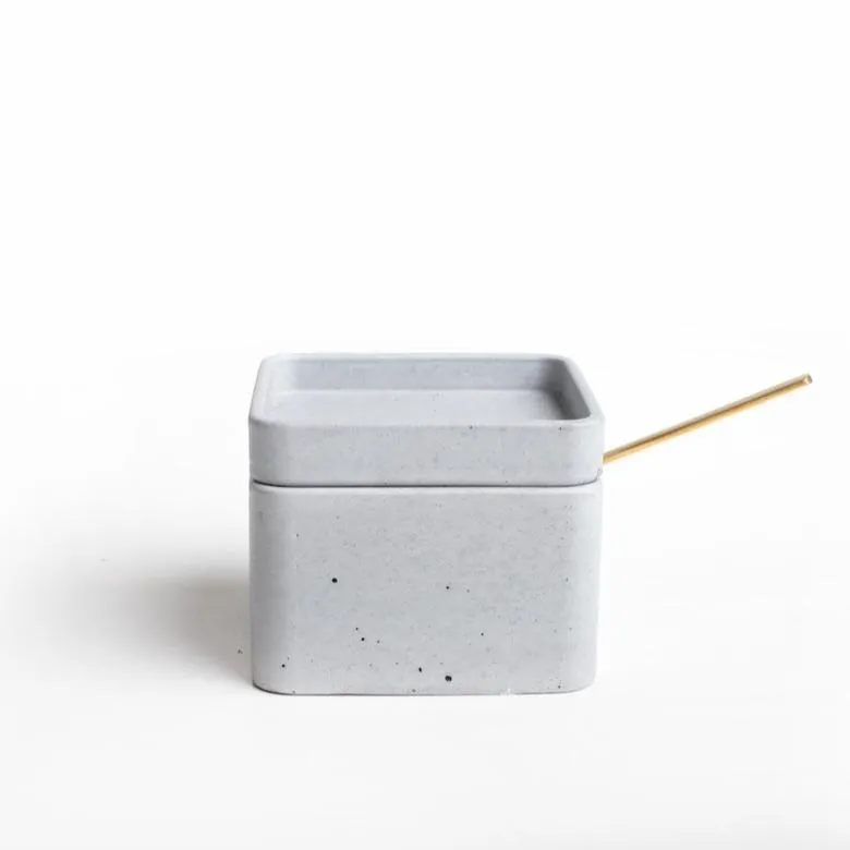 Light Grey Concrete Box