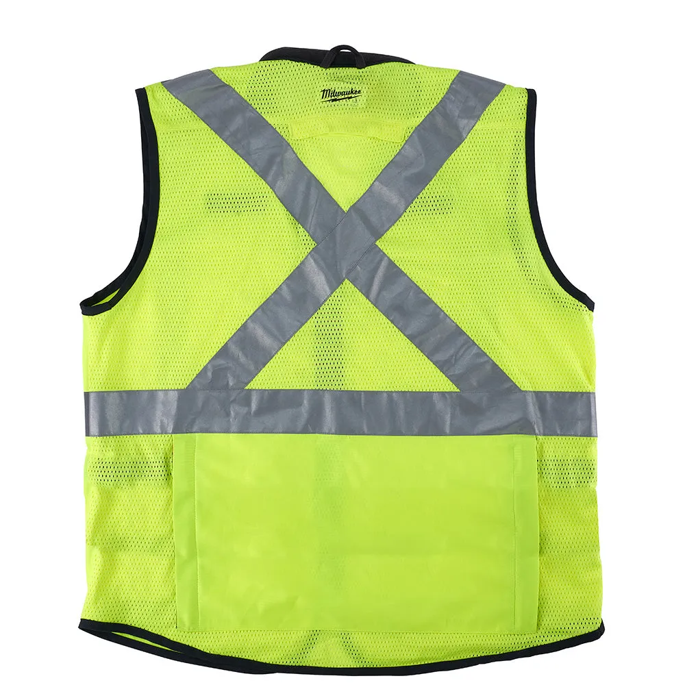 Milwaukee 48-73-5081 High Visibility Yellow Performance Safety Vest - S/M (CSA)