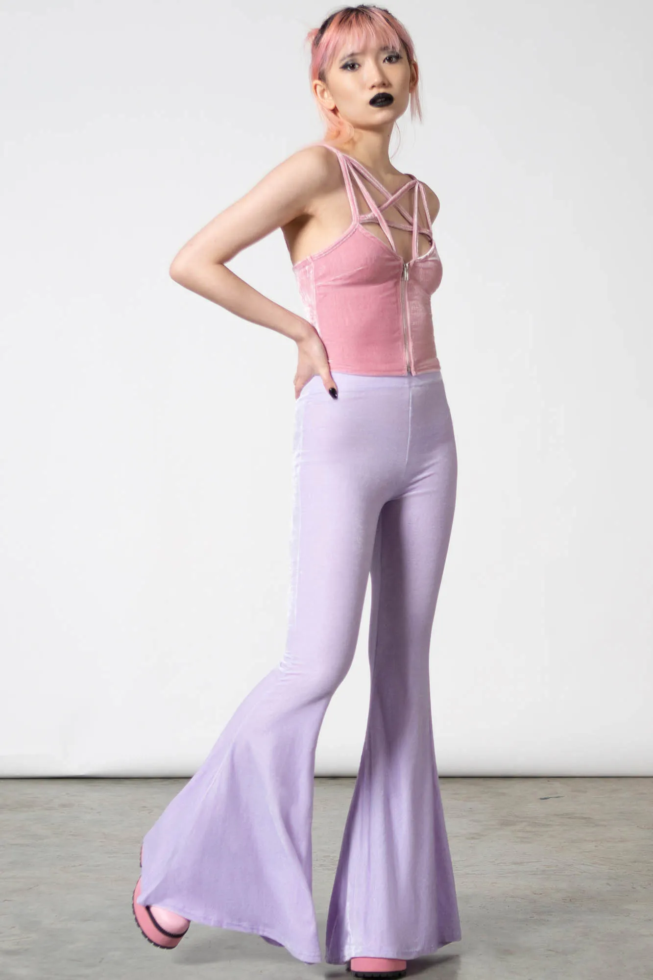 Moondance Bell Bottoms [PASTEL LILAC]