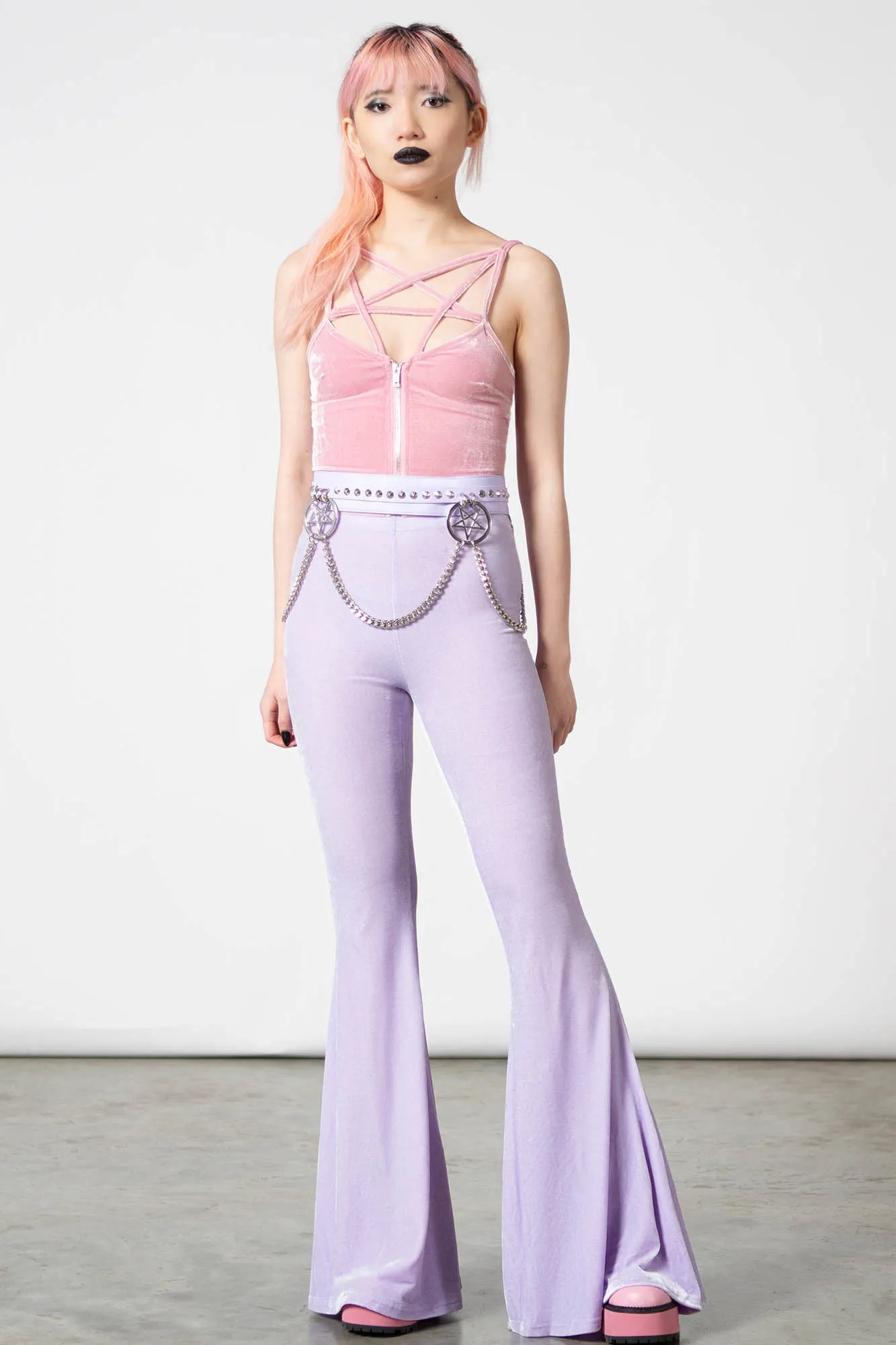 Moondance Bell Bottoms [PASTEL LILAC]