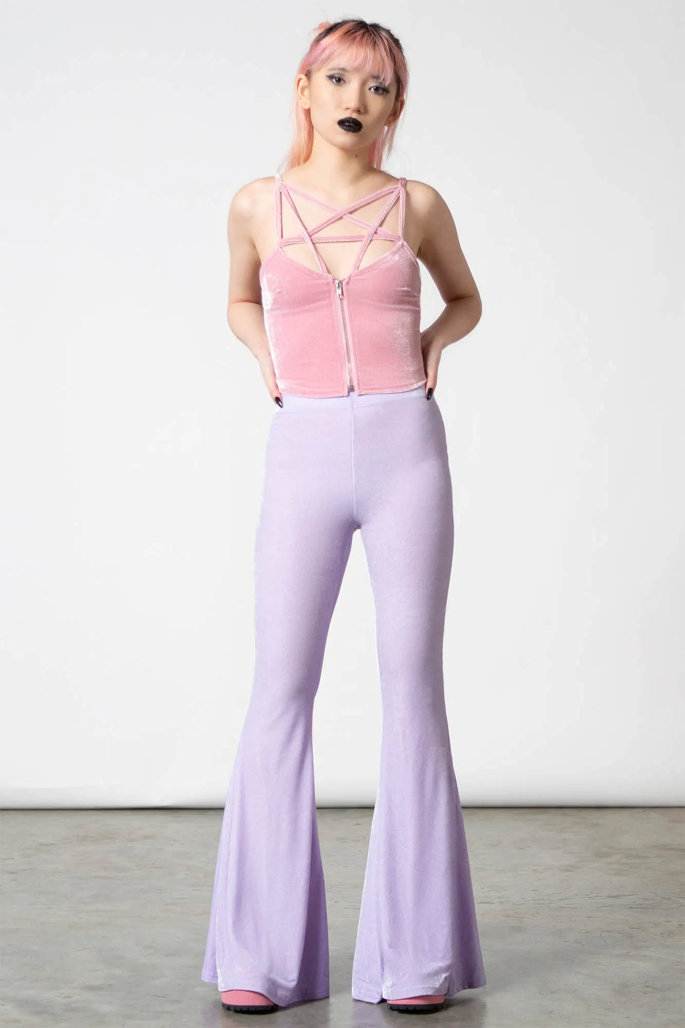 Moondance Bell Bottoms [PASTEL LILAC]