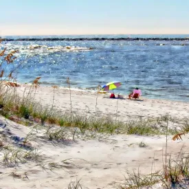 Orange Beach Soy Candle Tin