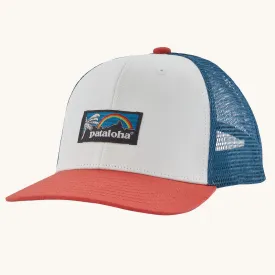 Patagonia Kids Trucker Hat Baseball Cap - Patalokahi / Birch White