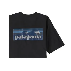 Patagonia M's Boardshort Logo Pocket Responsibili-Tee Ink Black