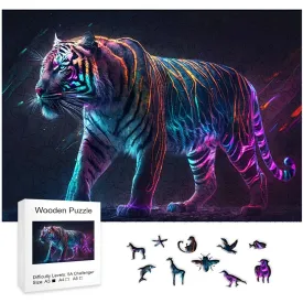 Psychedelic Tiger Edition Puzzle