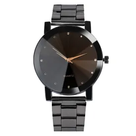 Quartz Luxury fashion Stainless Steel Wrist Watch