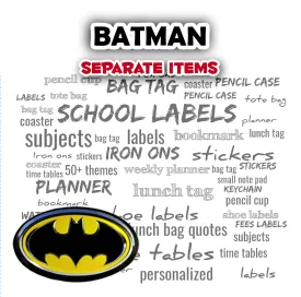 ""Batman" Separate items