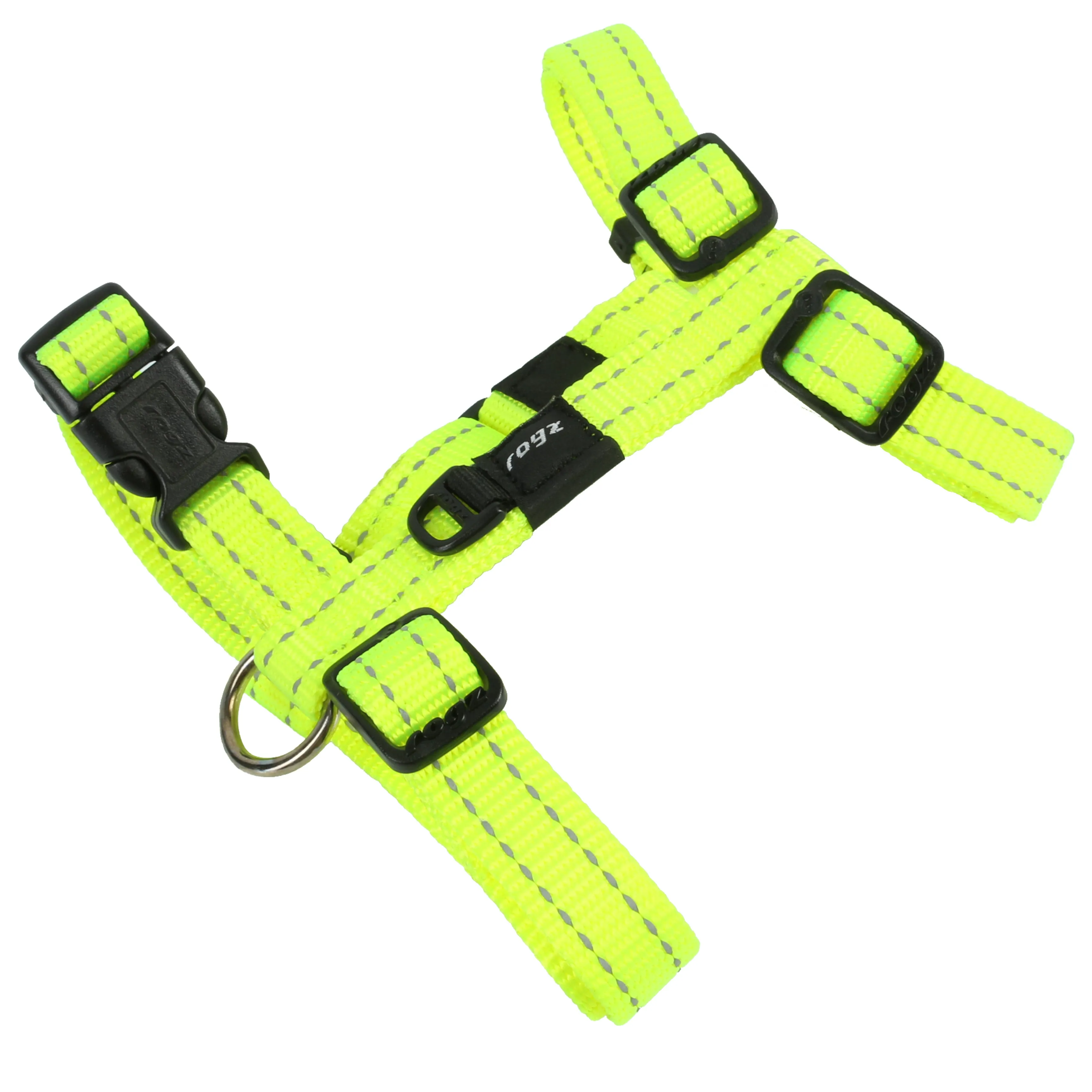 Rogz Classic Reflective Harness DayGlo