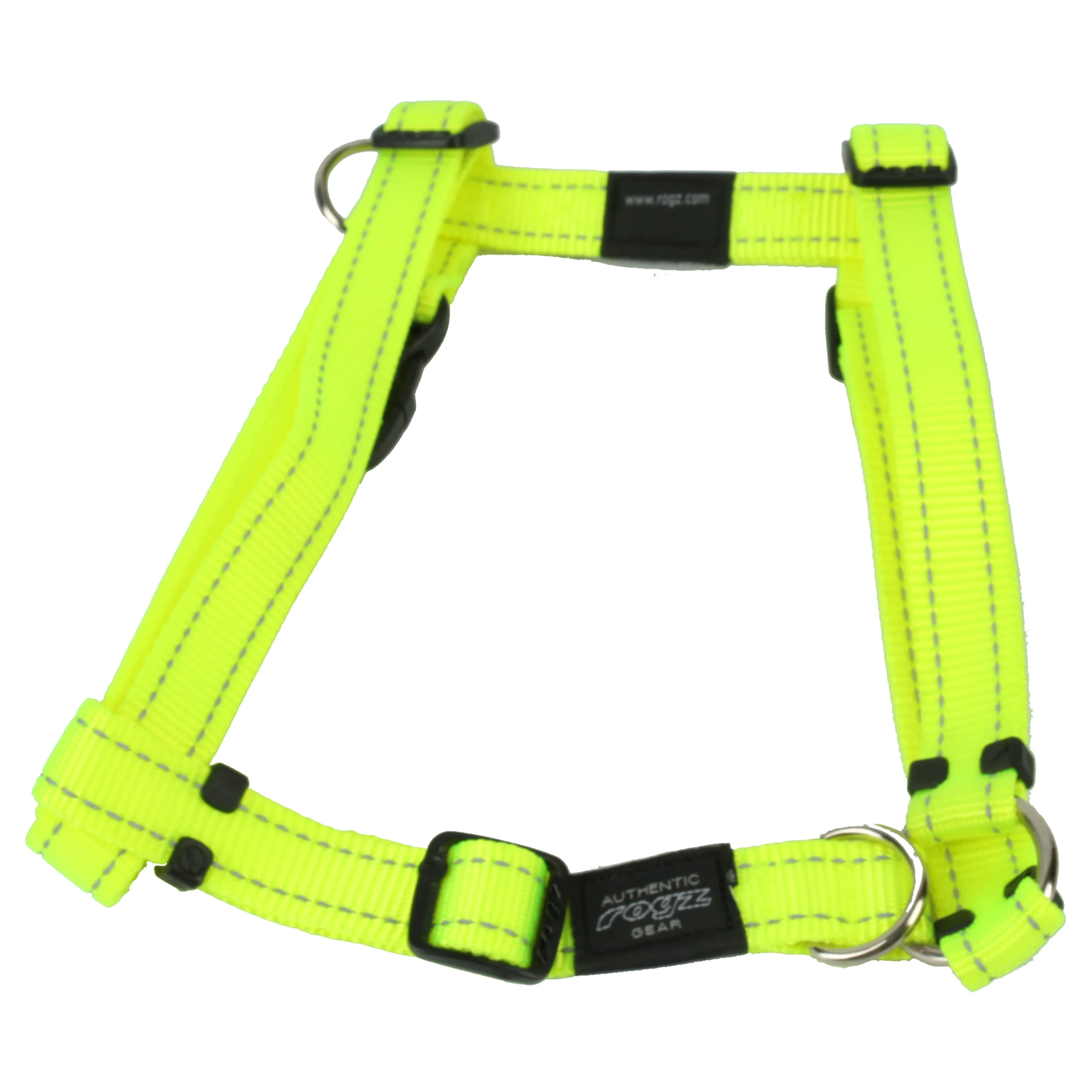 Rogz Classic Reflective Harness DayGlo