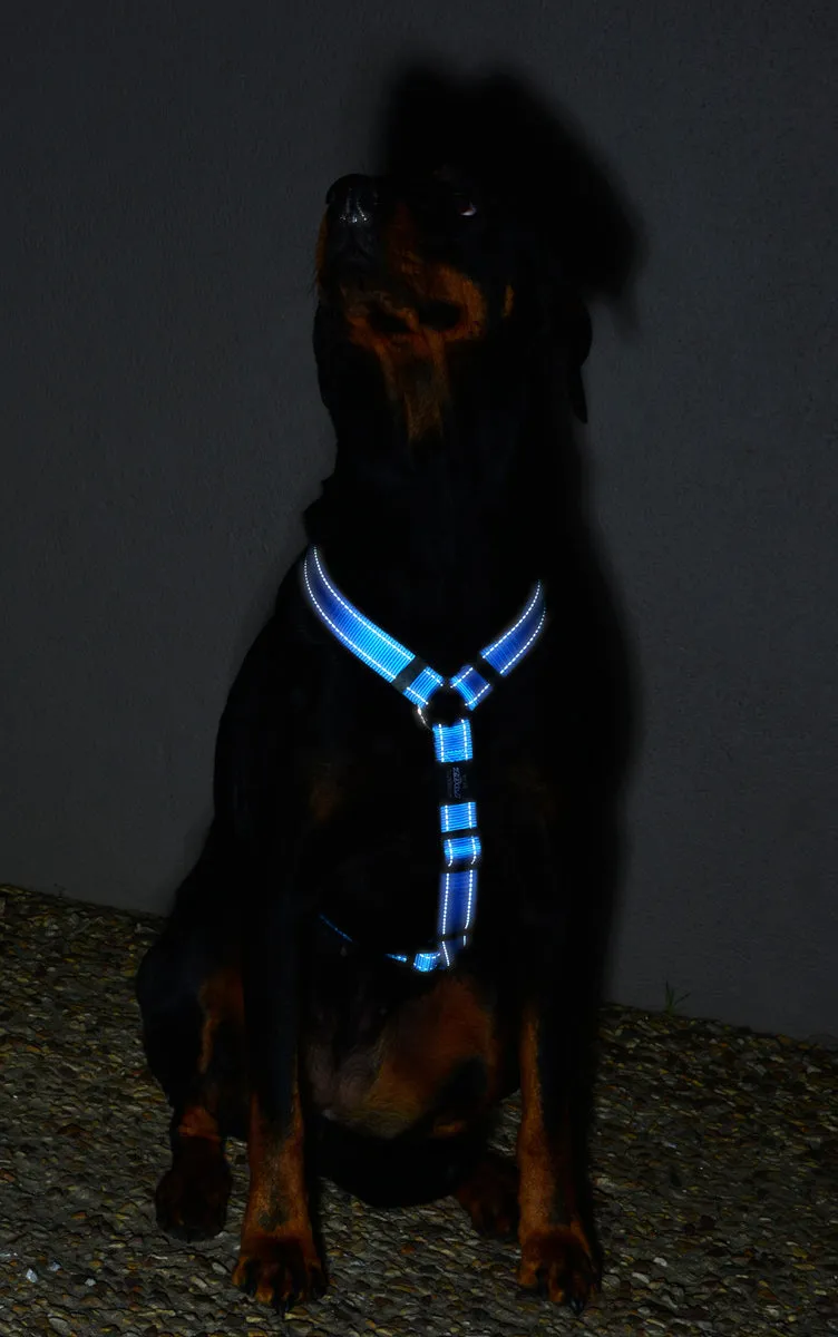 Rogz Classic Reflective Harness DayGlo