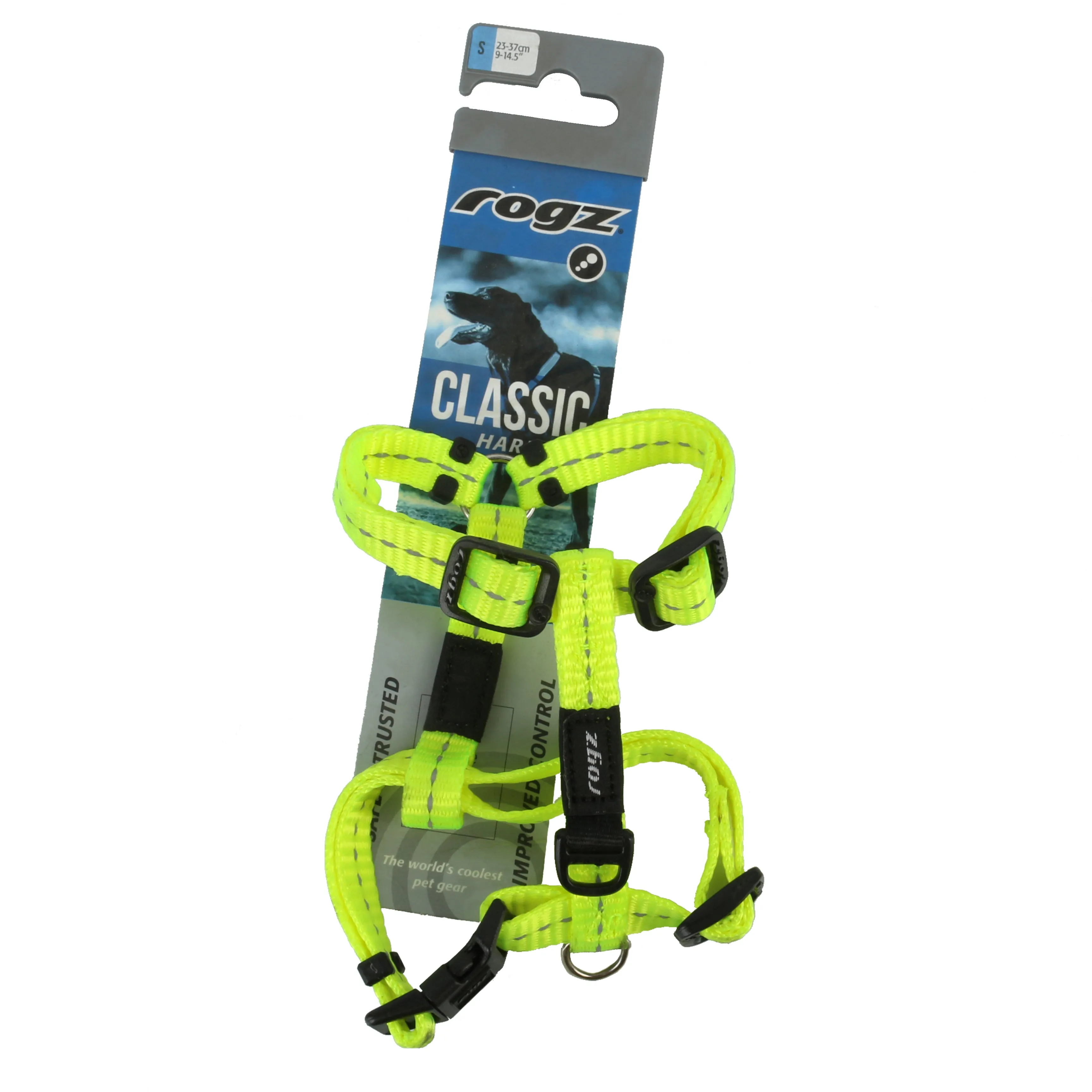 Rogz Classic Reflective Harness DayGlo