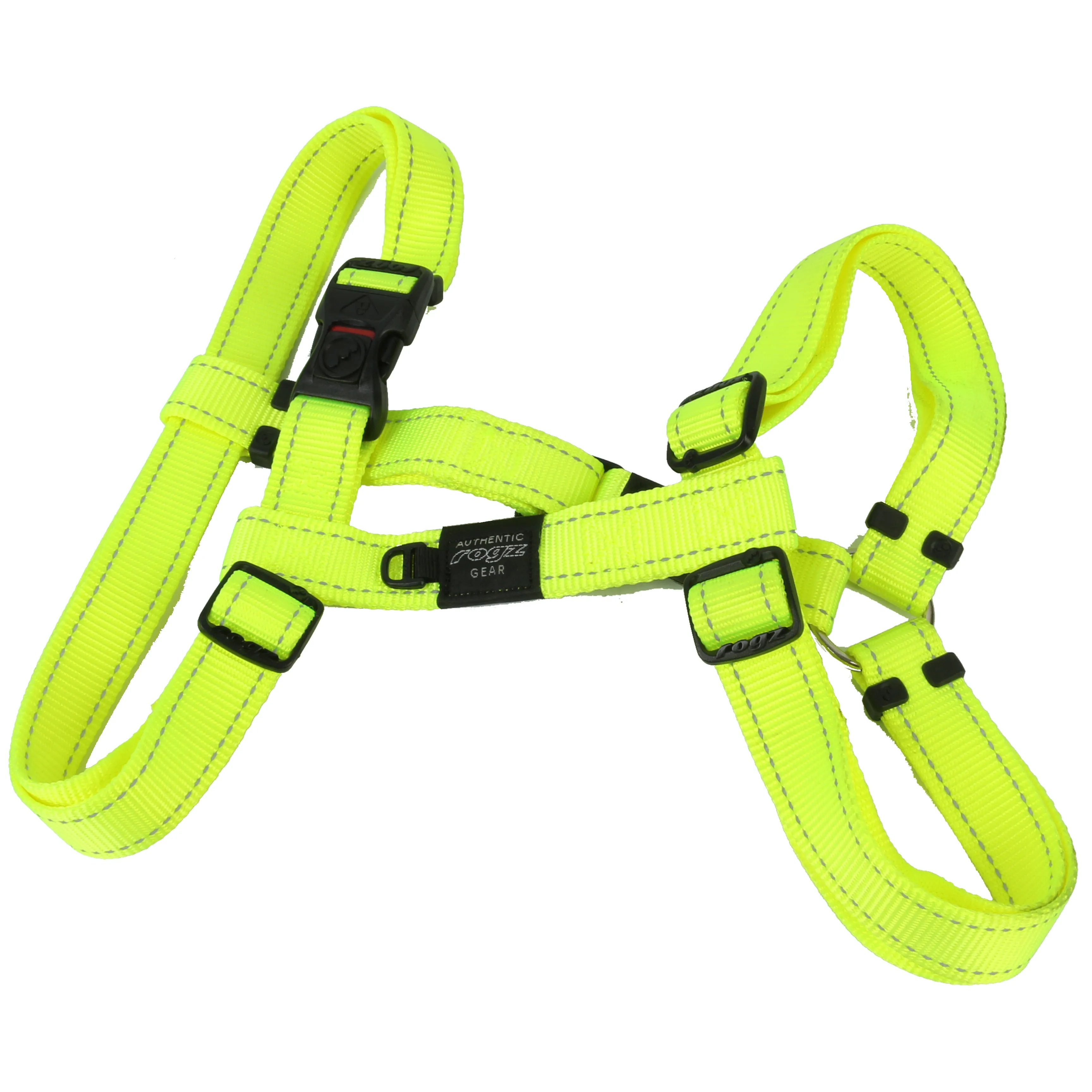 Rogz Classic Reflective Harness DayGlo